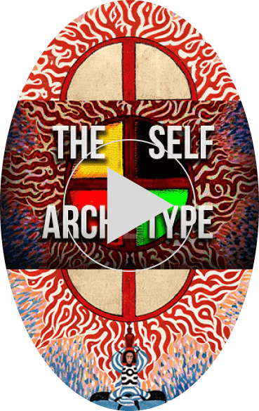 link to youtube video about self archetype with self mandala painting as card image
